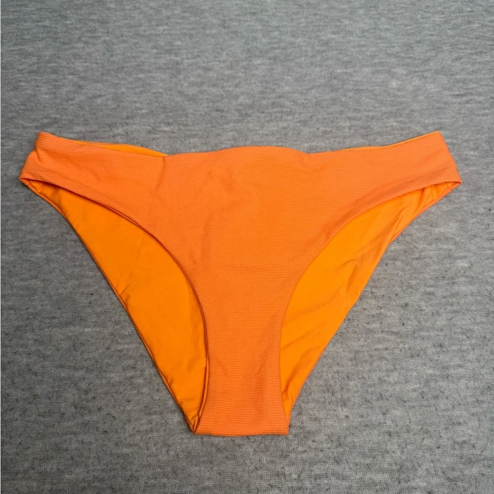Tavik Women’s Reversible Bikini Bottoms Orange Full Coverage Size M